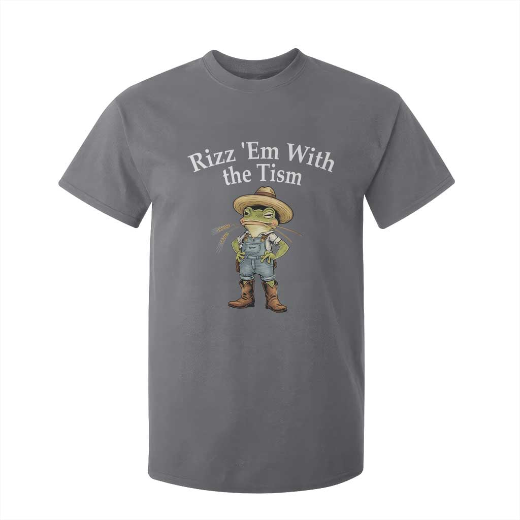 Autism Frog T Shirt For Kid Funny Rizz Em With The Tism