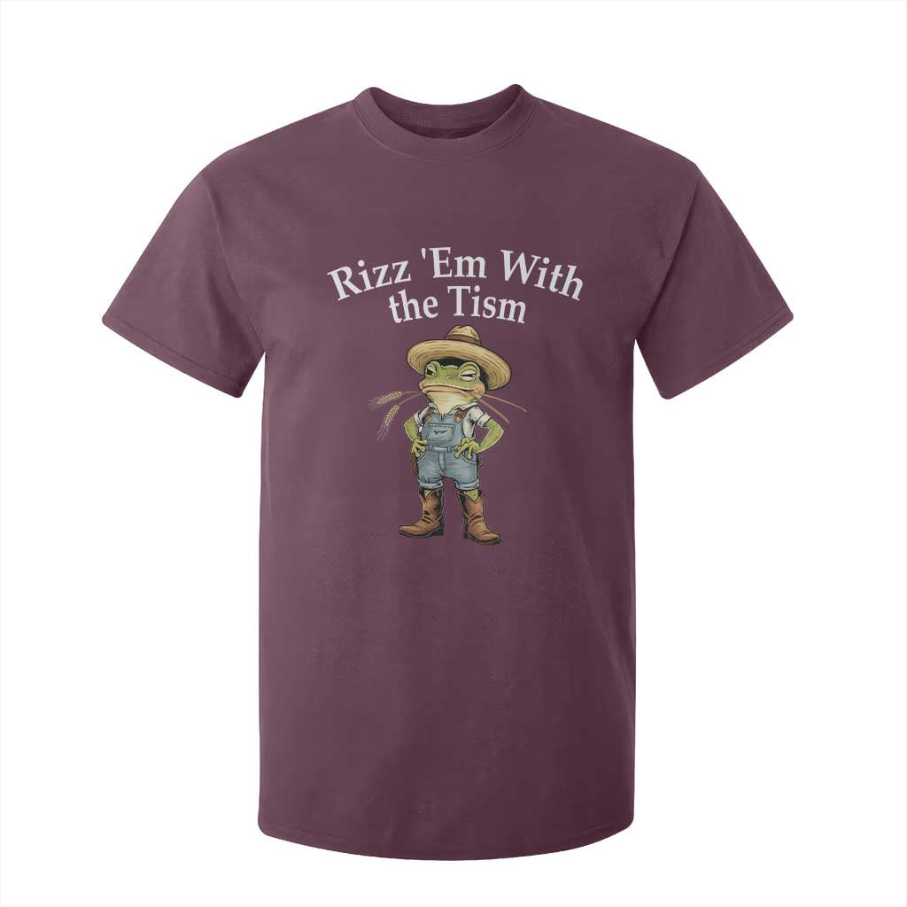 Autism Frog T Shirt For Kid Funny Rizz Em With The Tism