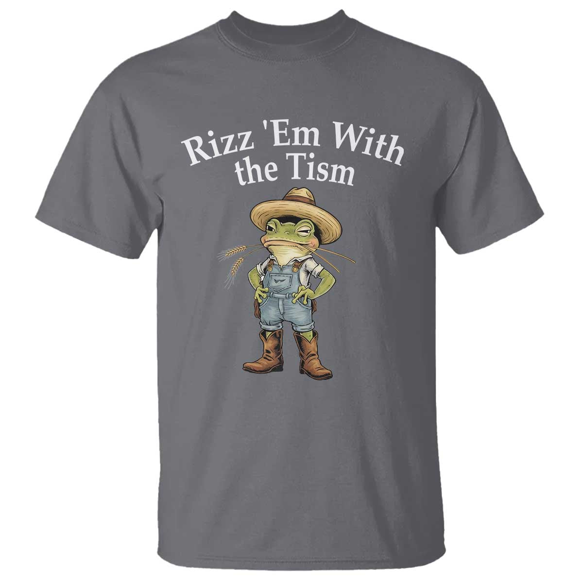 Autism Frog T Shirt Funny Rizz Em With The Tism