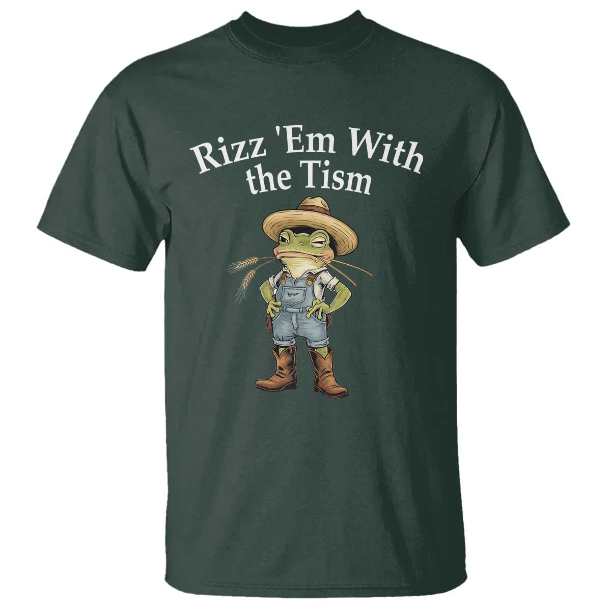 Autism Frog T Shirt Funny Rizz Em With The Tism