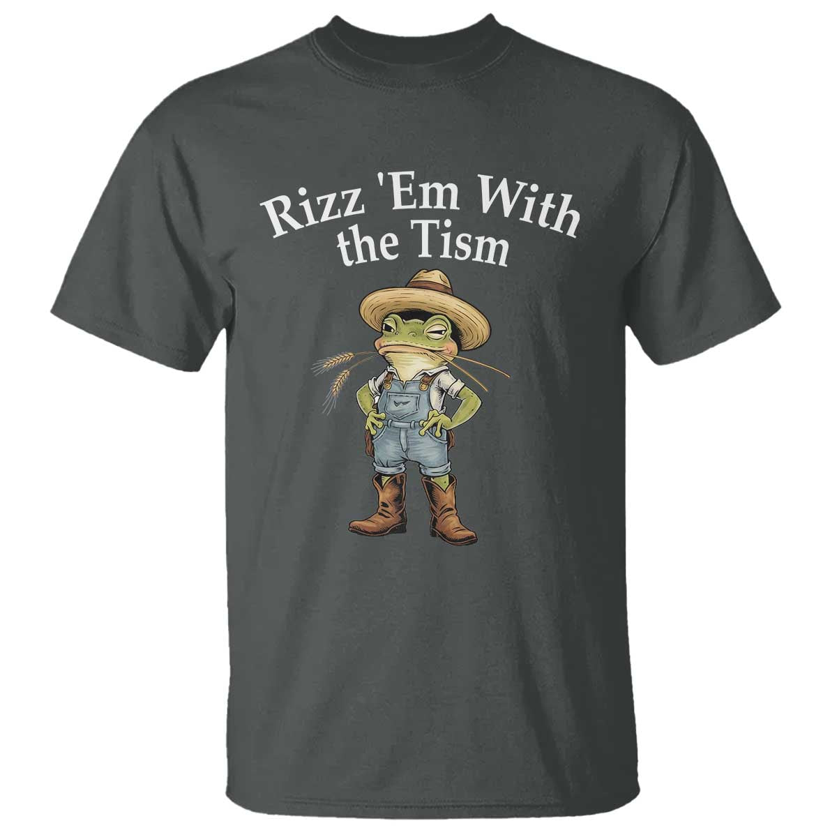 Autism Frog T Shirt Funny Rizz Em With The Tism