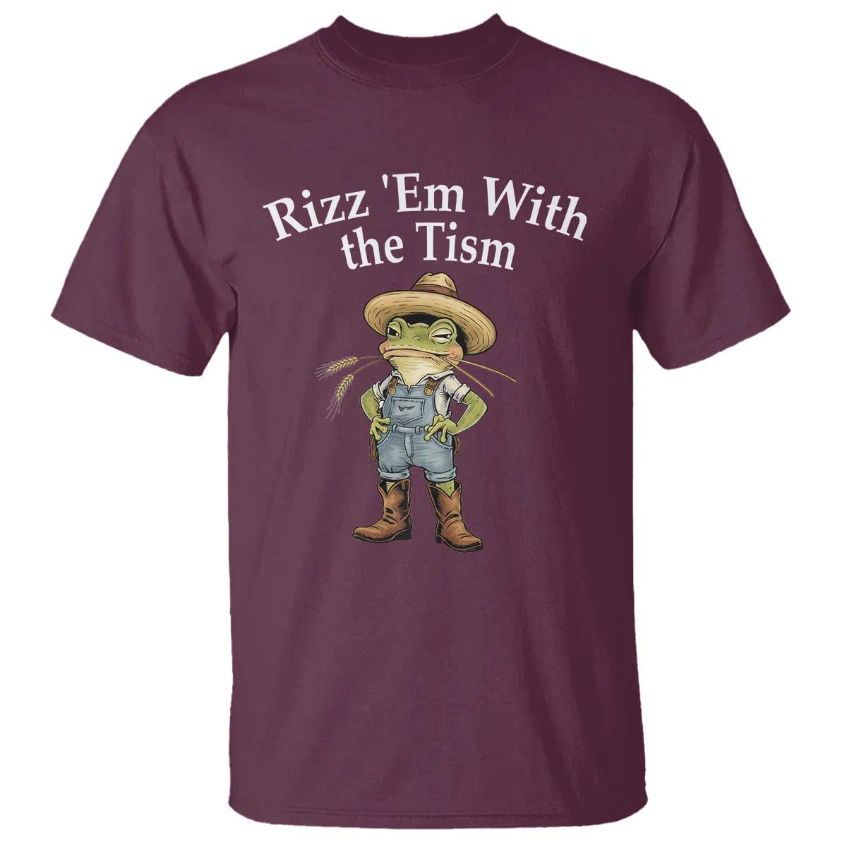 Autism Frog T Shirt Funny Rizz Em With The Tism