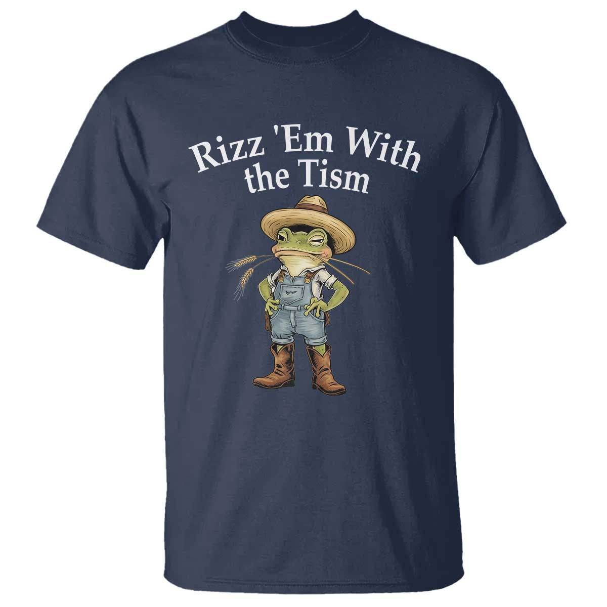 Autism Frog T Shirt Funny Rizz Em With The Tism