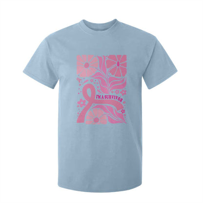 Boho Floral Breast Cancer Survivor T Shirt For Kid Pink Ribbon Strength