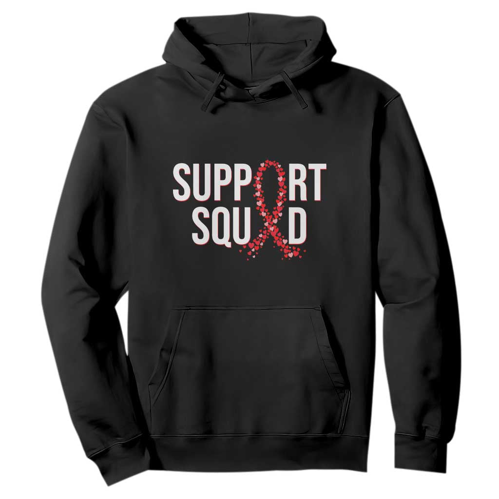 HIV AIDS Support Fighter Hoodie Support Squad Gift