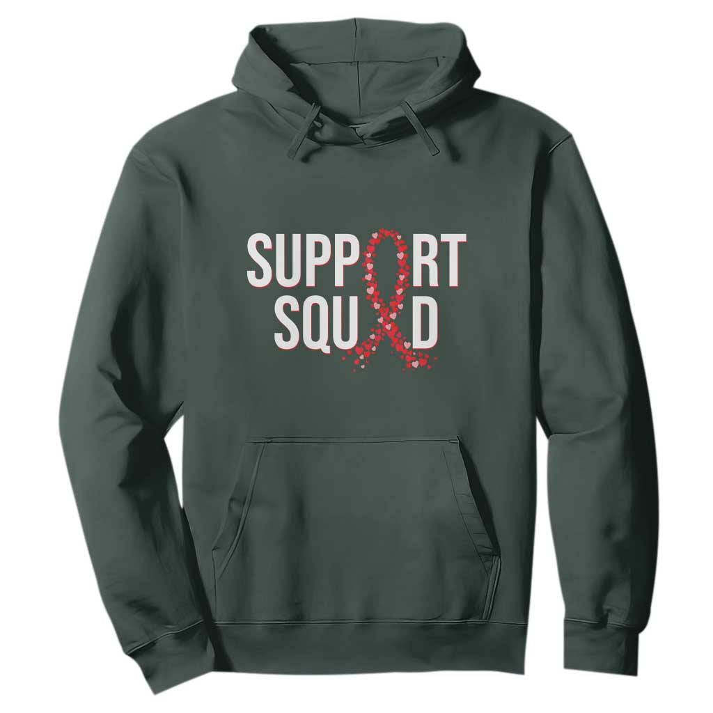 HIV AIDS Support Fighter Hoodie Support Squad Gift