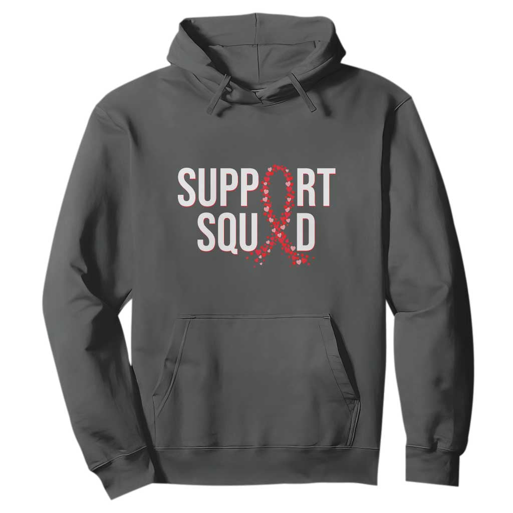 HIV AIDS Support Fighter Hoodie Support Squad Gift