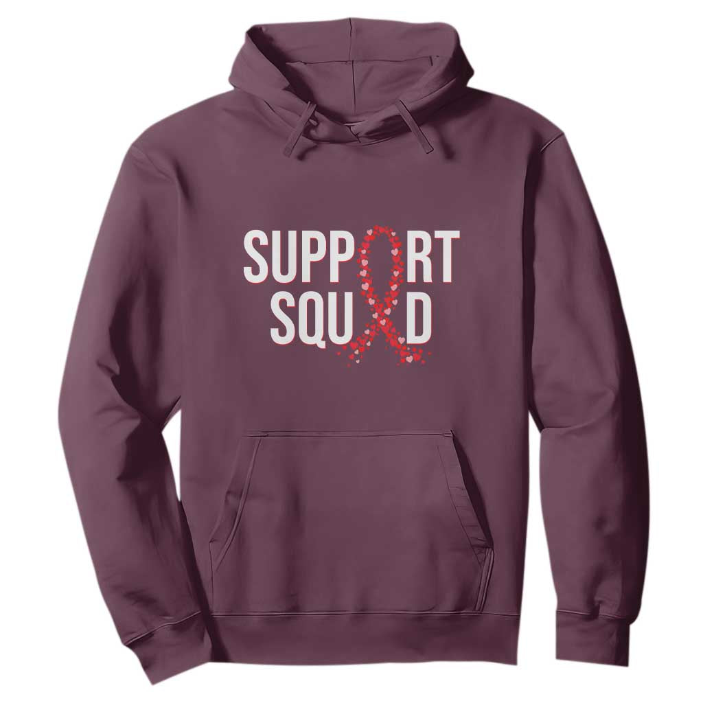 HIV AIDS Support Fighter Hoodie Support Squad Gift