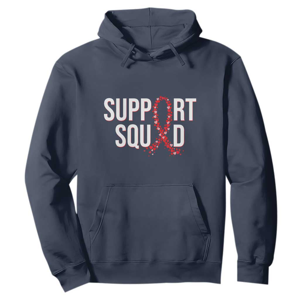 HIV AIDS Support Fighter Hoodie Support Squad Gift