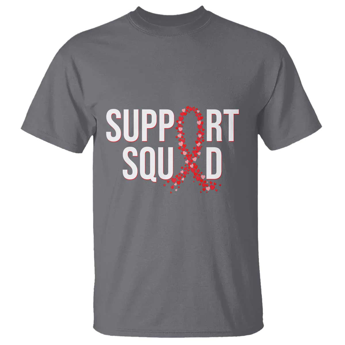 HIV AIDS Support Fighter T Shirt Support Squad Gift