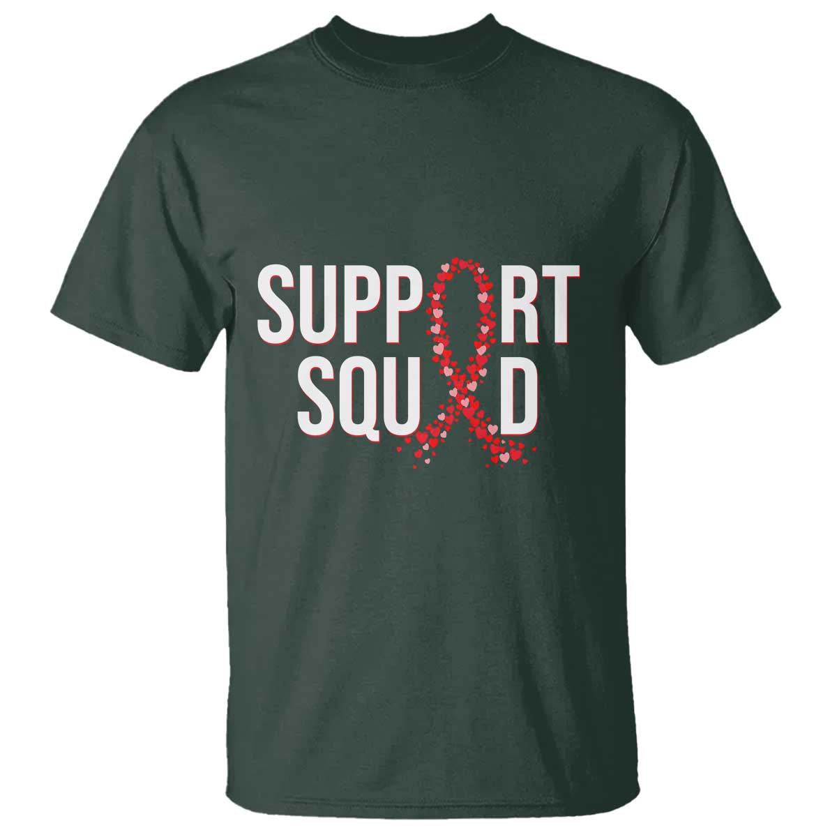 HIV AIDS Support Fighter T Shirt Support Squad Gift