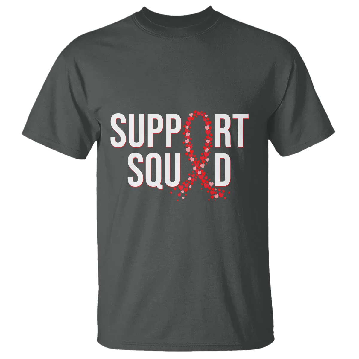 HIV AIDS Support Fighter T Shirt Support Squad Gift