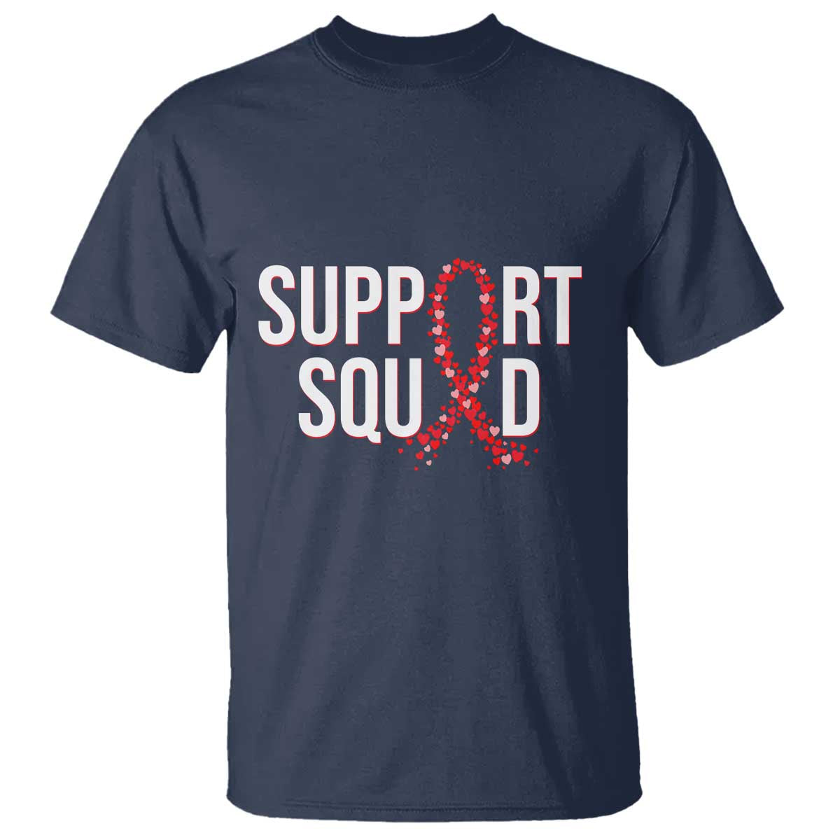 HIV AIDS Support Fighter T Shirt Support Squad Gift