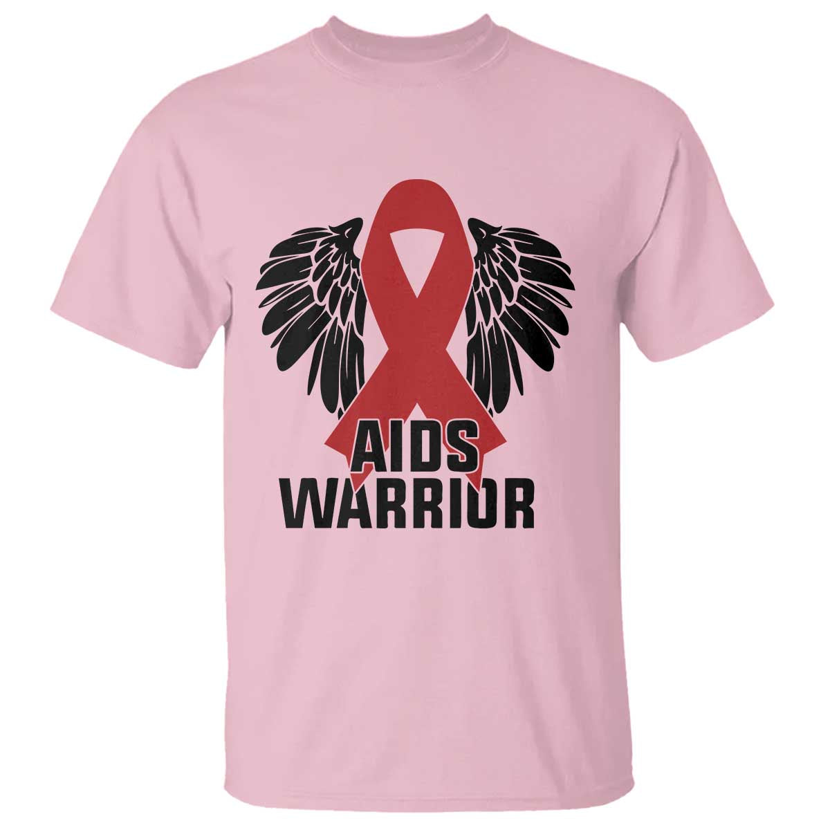 Aids Warrior T Shirt Red Ribbon HIV Support Gift
