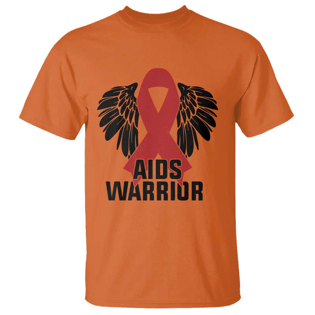 Aids Warrior T Shirt Red Ribbon HIV Support Gift