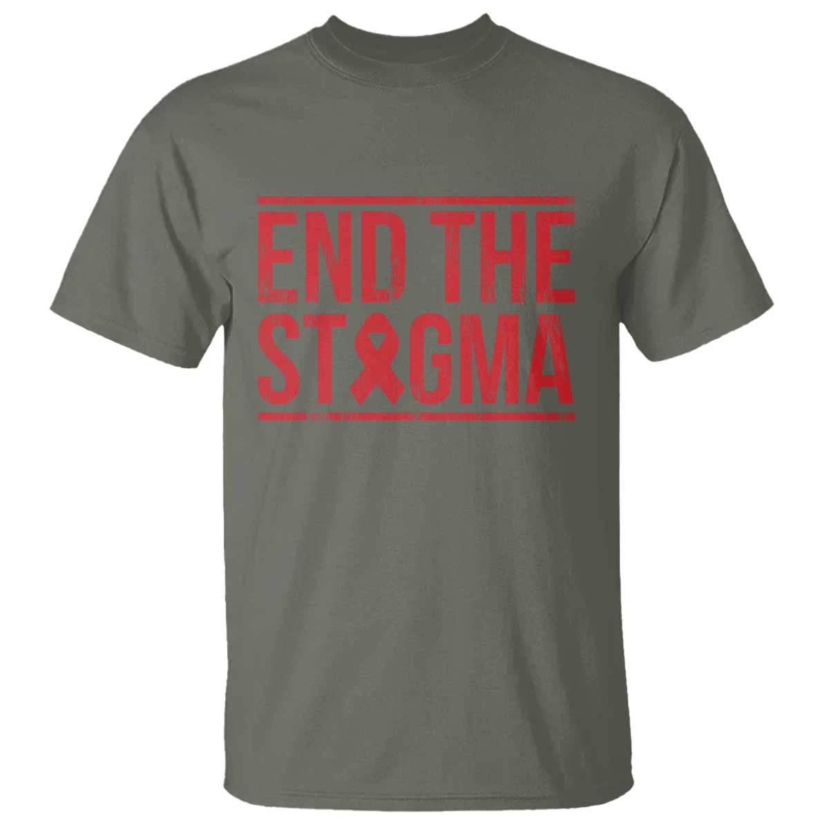 HIV Support End The Stigma T Shirt Empowerment Gift