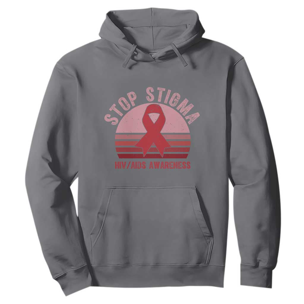 Stop The Stigma HIV Support Hoodie World AIDS Day Gift