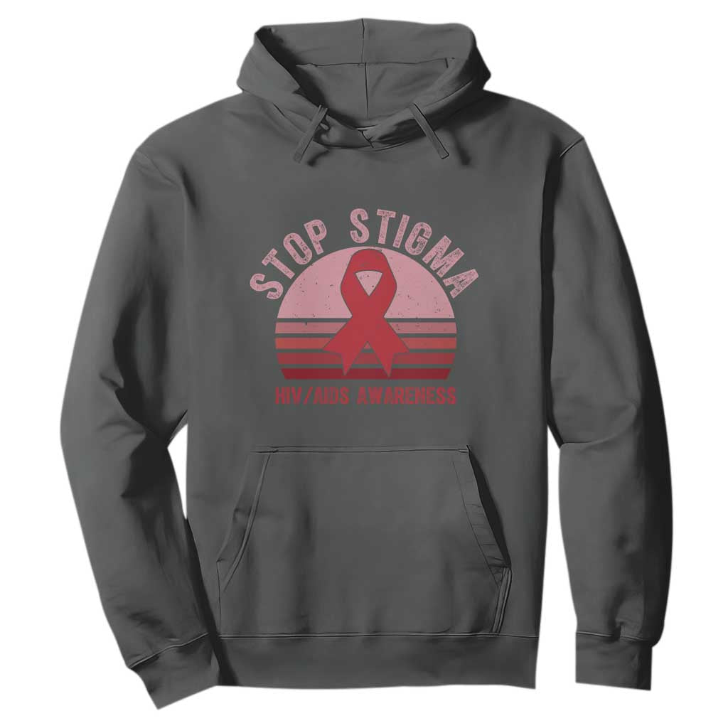 Stop The Stigma HIV Support Hoodie World AIDS Day Gift