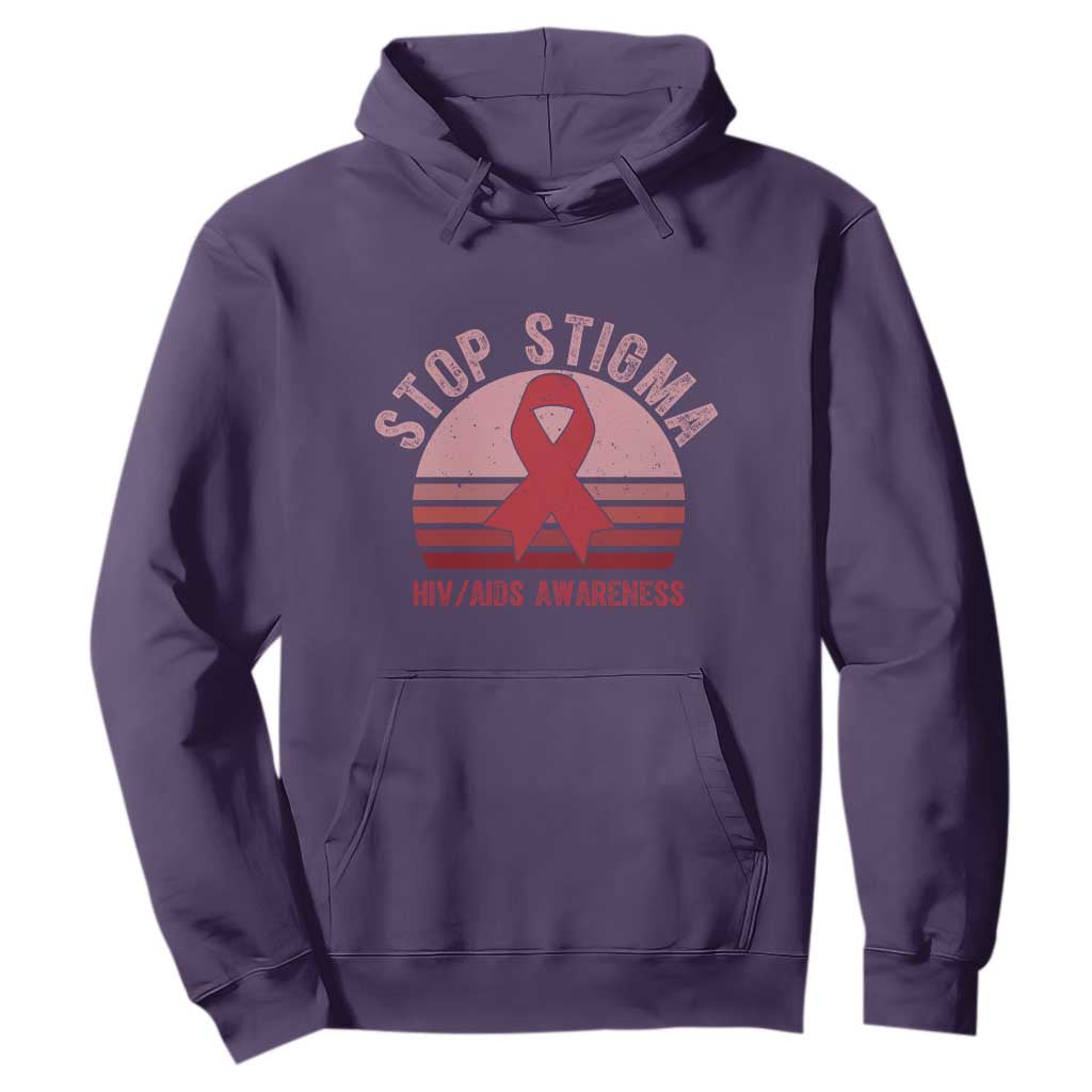 Stop The Stigma HIV Support Hoodie World AIDS Day Gift