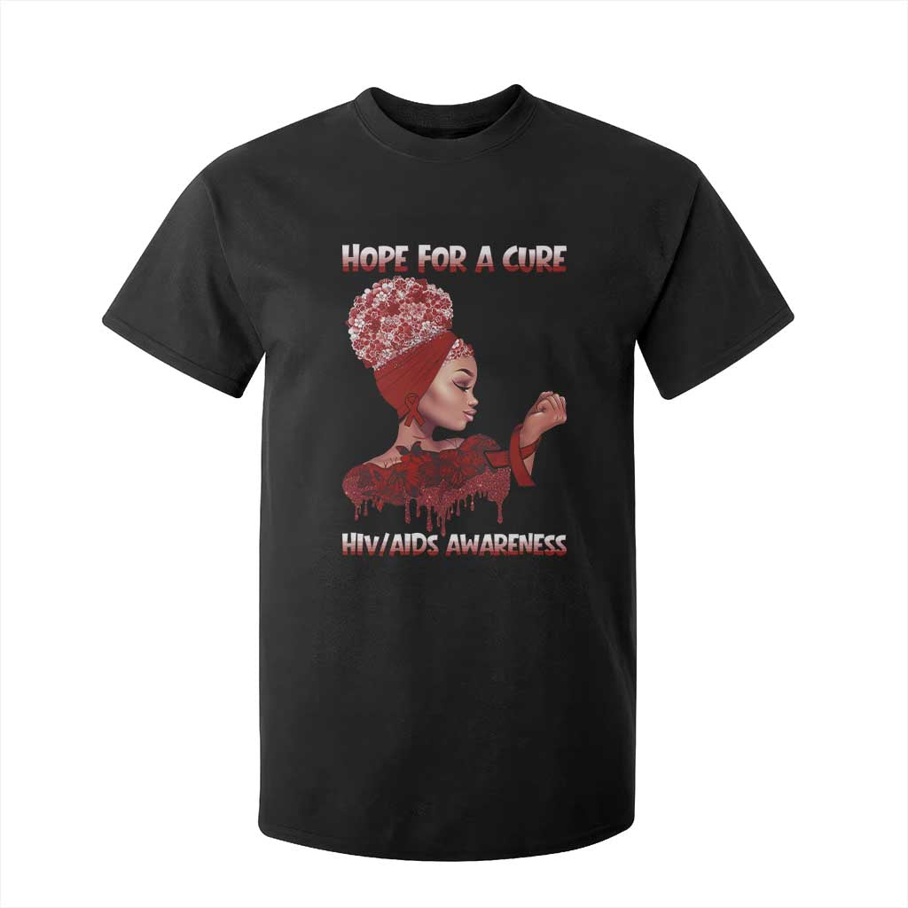 Hope For A Cure HIV Support Squad Gift T Shirt For Kid