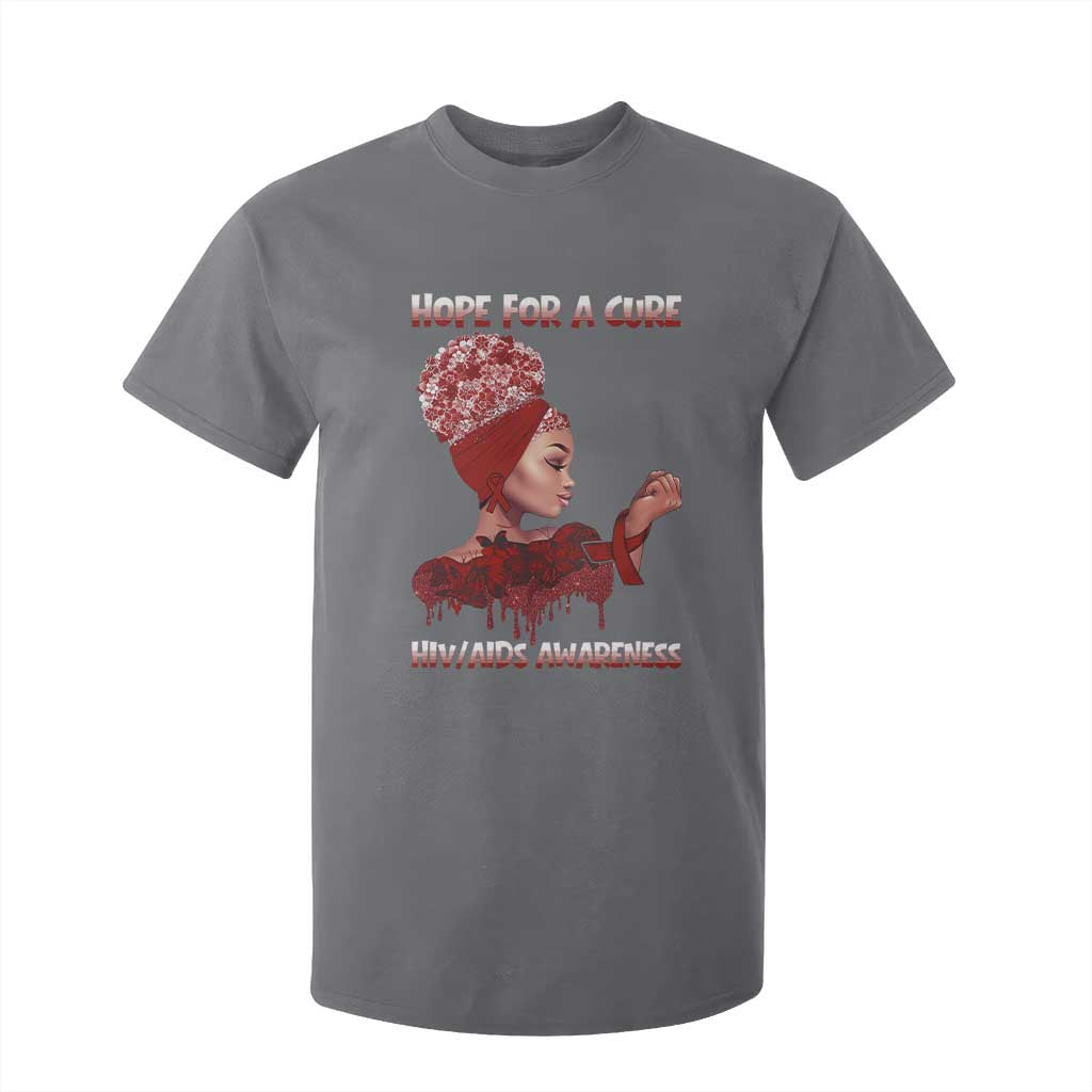 Hope For A Cure HIV Support Squad Gift T Shirt For Kid