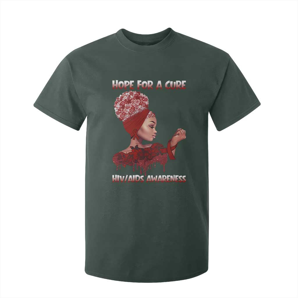 Hope For A Cure HIV Support Squad Gift T Shirt For Kid