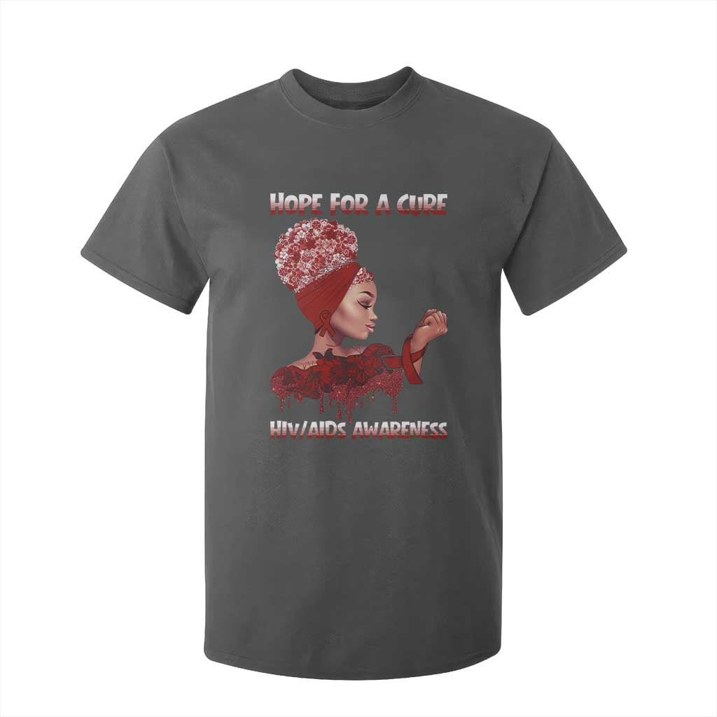 Hope For A Cure HIV Support Squad Gift T Shirt For Kid