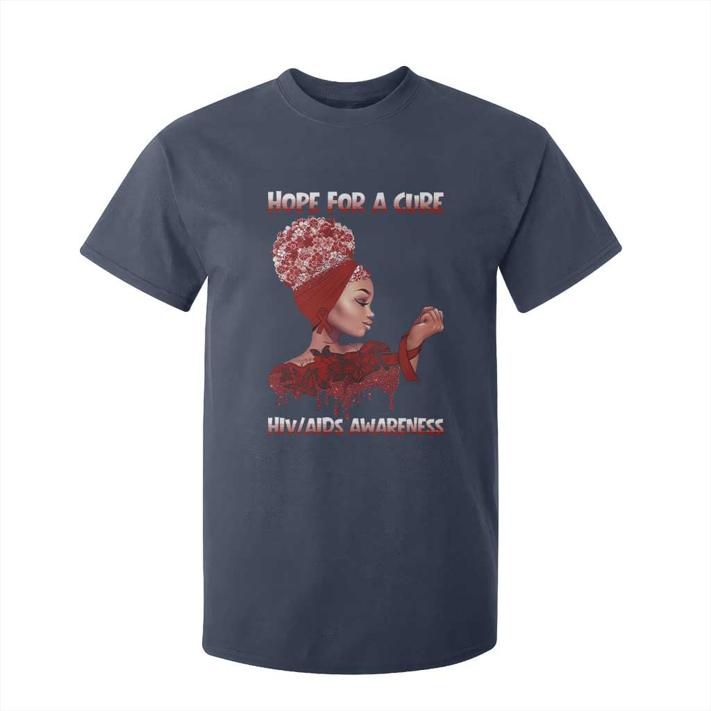 Hope For A Cure HIV Support Squad Gift T Shirt For Kid