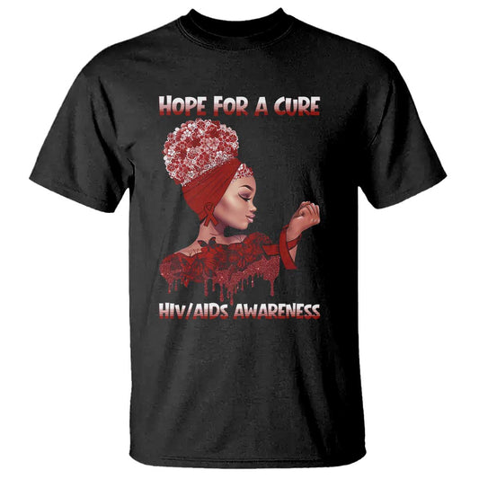 Hope For A Cure HIV Support Squad Gift T Shirt