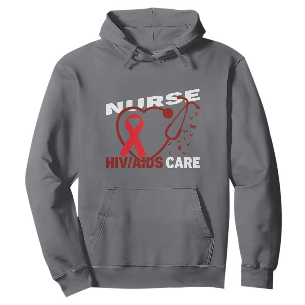 Healthcare Hero HIV AIDS Care Nurse Gift Hoodie