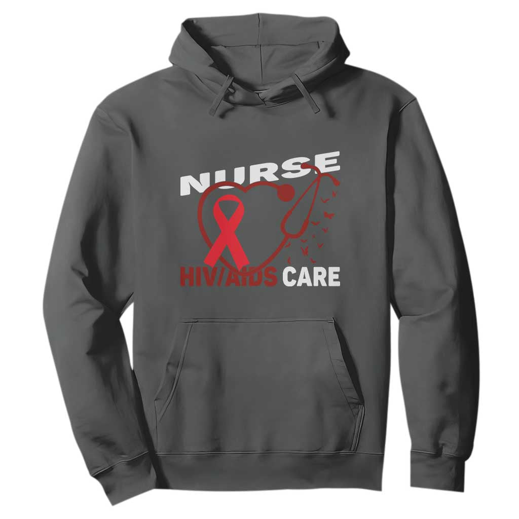 Healthcare Hero HIV AIDS Care Nurse Gift Hoodie