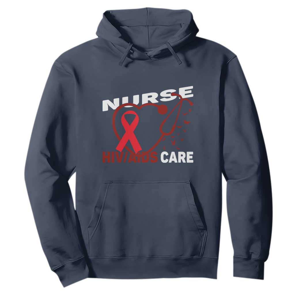 Healthcare Hero HIV AIDS Care Nurse Gift Hoodie