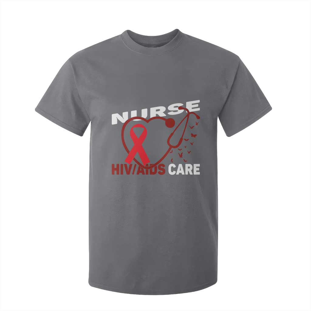 Healthcare Hero HIV AIDS Care Nurse Gift T Shirt For Kid