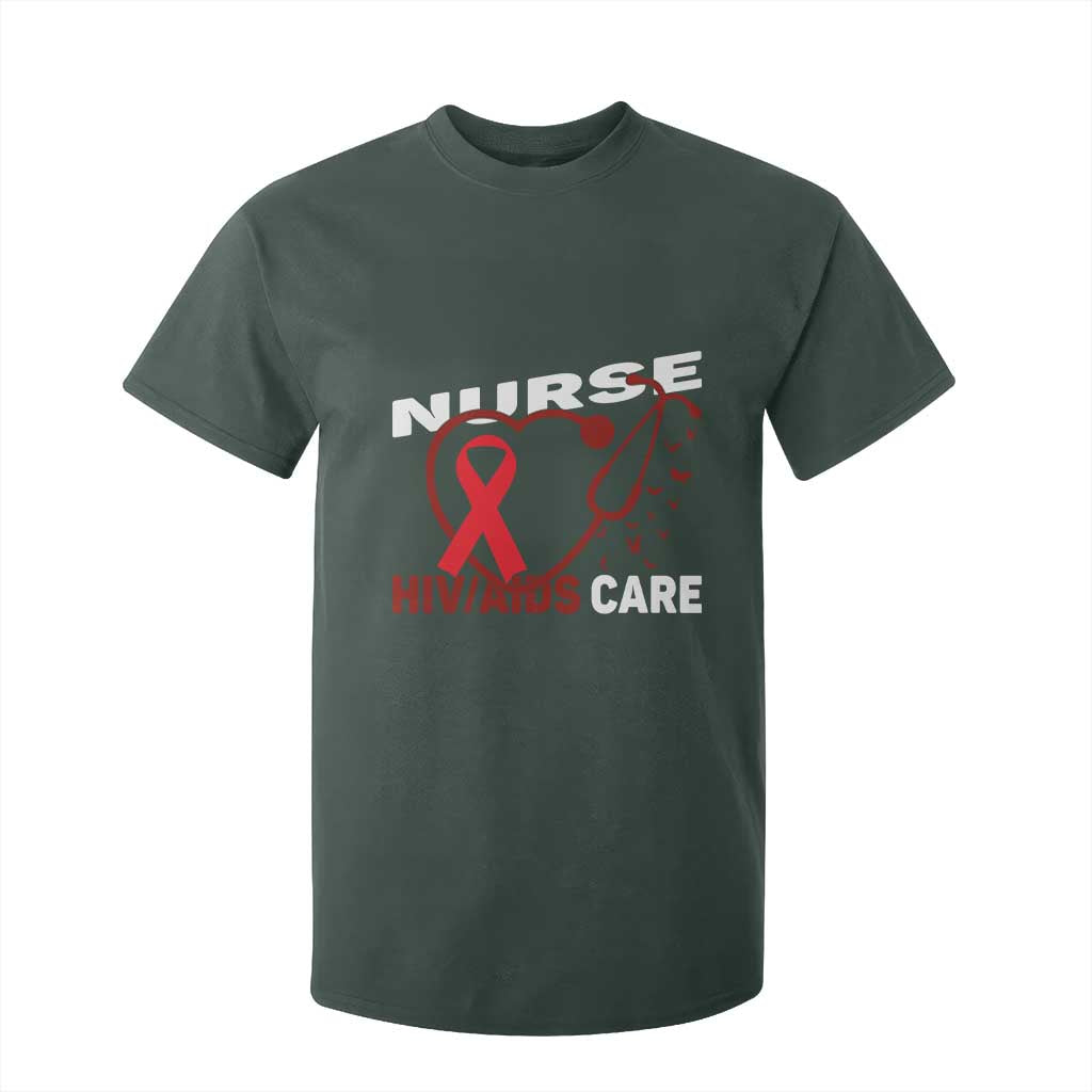 Healthcare Hero HIV AIDS Care Nurse Gift T Shirt For Kid