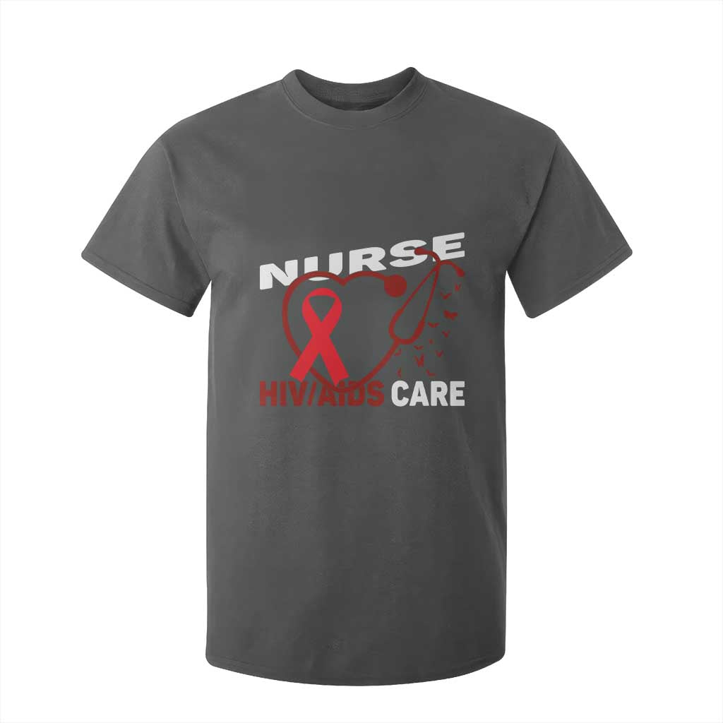 Healthcare Hero HIV AIDS Care Nurse Gift T Shirt For Kid