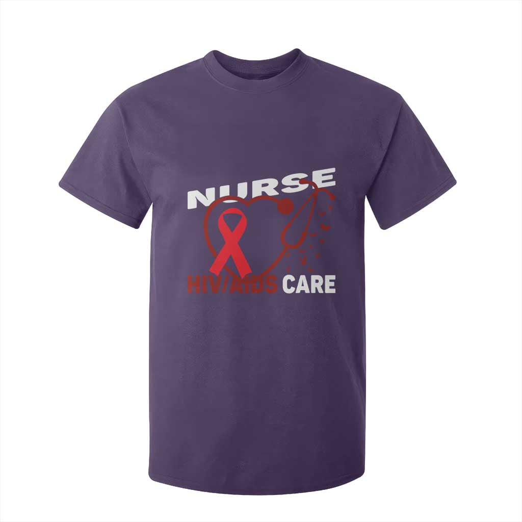 Healthcare Hero HIV AIDS Care Nurse Gift T Shirt For Kid
