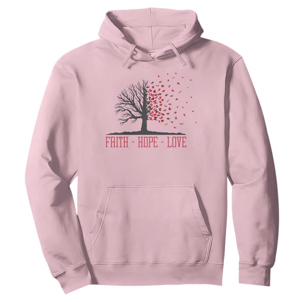World AIDS Day Support Gift Hoodie Faith Hope Love