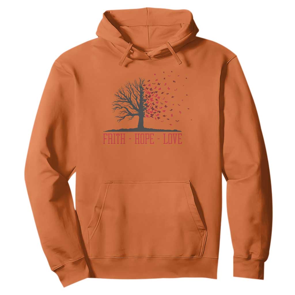 World AIDS Day Support Gift Hoodie Faith Hope Love