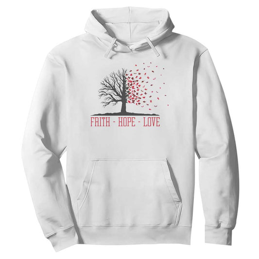 World AIDS Day Support Gift Hoodie Faith Hope Love