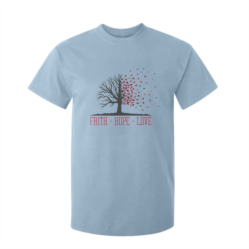 World AIDS Day Support Gift T Shirt For Kid Faith Hope Love