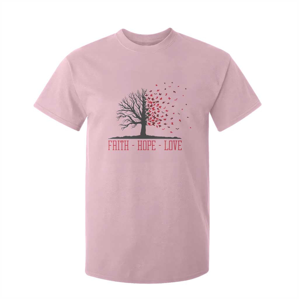 World AIDS Day Support Gift T Shirt For Kid Faith Hope Love