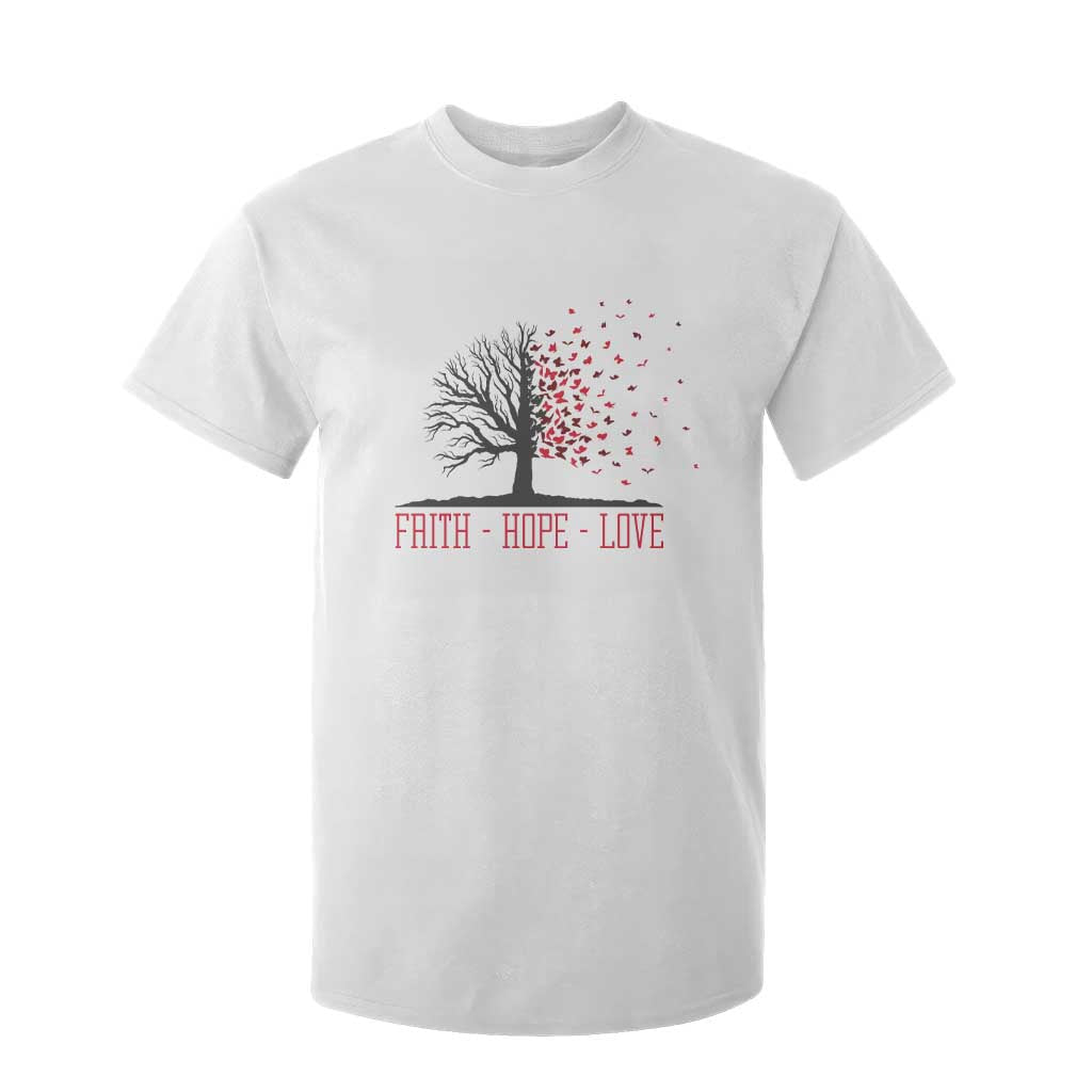 World AIDS Day Support Gift T Shirt For Kid Faith Hope Love