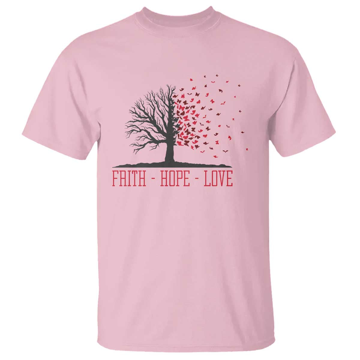 World AIDS Day Support Gift T Shirt Faith Hope Love