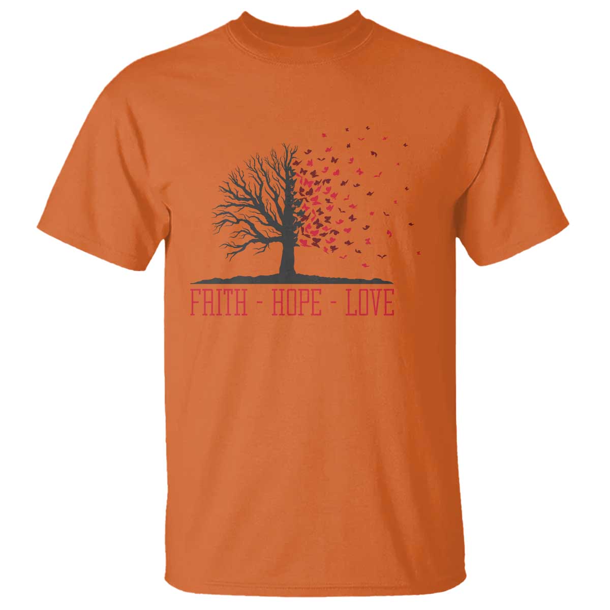 World AIDS Day Support Gift T Shirt Faith Hope Love