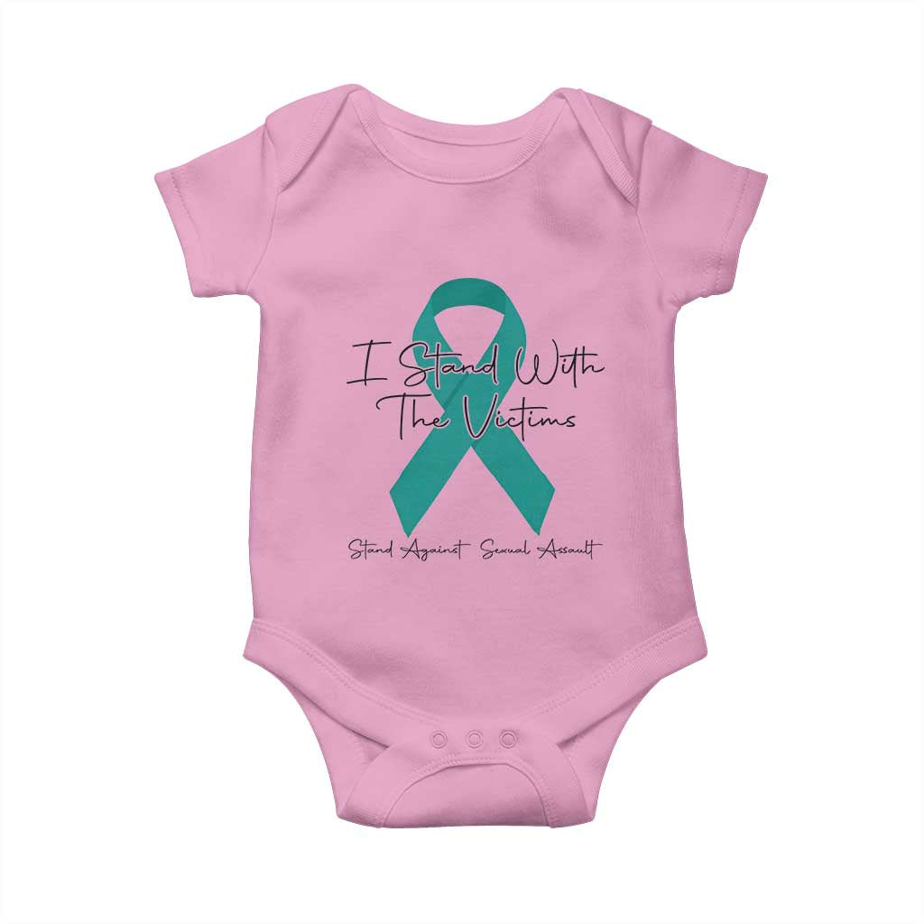Sexual Assault Prevention Support Baby Onesie I Stand With The Victims