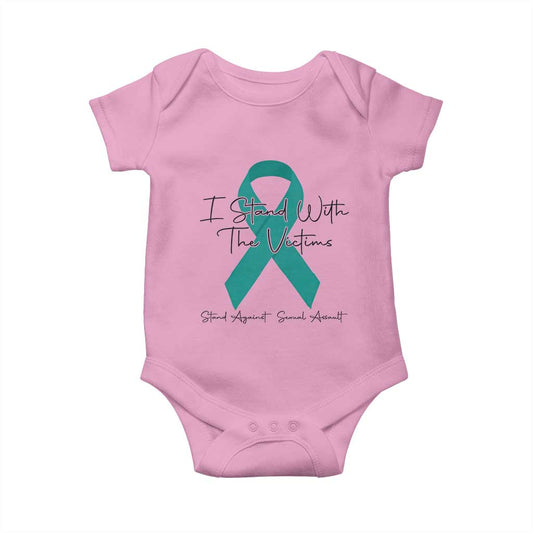 Sexual Assault Prevention Support Baby Onesie I Stand With The Victims