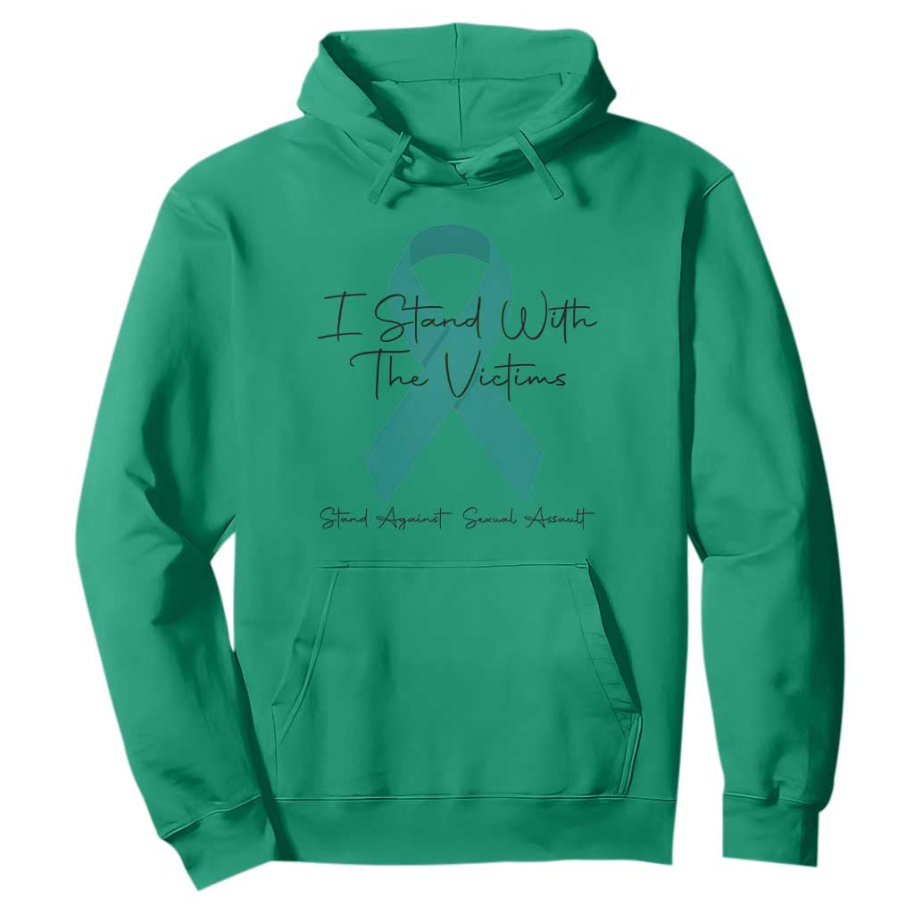 Sexual Assault Prevention Support Hoodie I Stand With The Victims