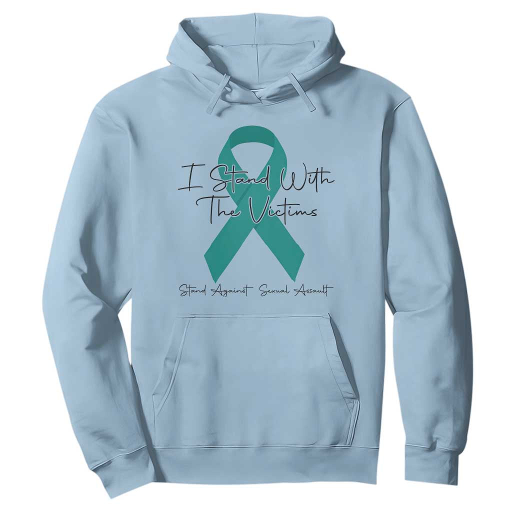 Sexual Assault Prevention Support Hoodie I Stand With The Victims