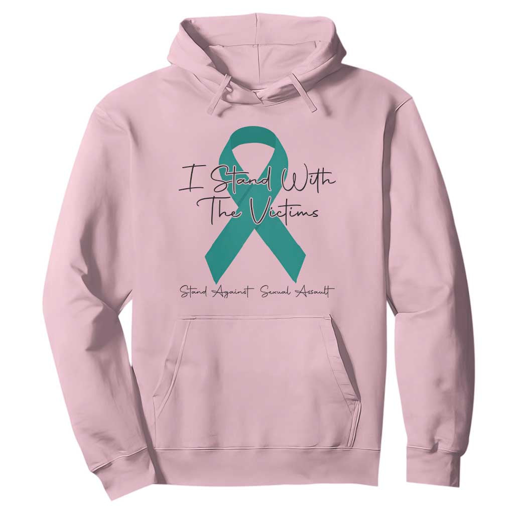 Sexual Assault Prevention Support Hoodie I Stand With The Victims