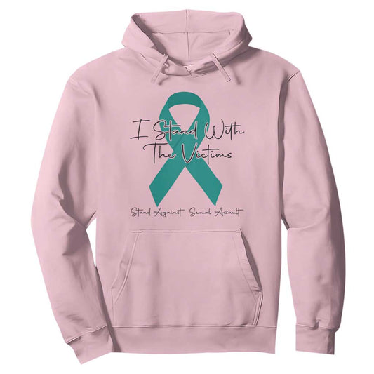 Sexual Assault Prevention Support Hoodie I Stand With The Victims